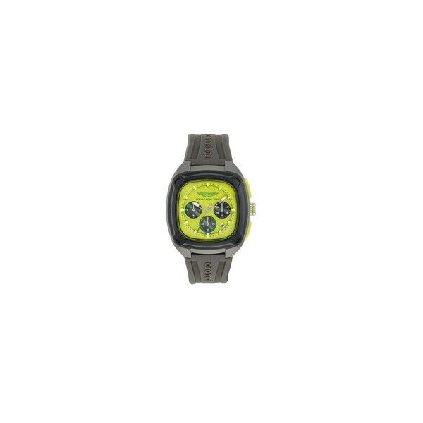 Reloj Aston Martin Fórmula 1 Verde y Amarillo Multifunción Hombre Ref:MTFO1F504