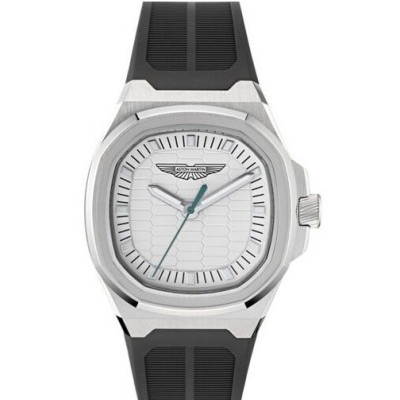 Reloj Aston Martin Plateado y Verde Analógico Hombre Ref: MTIG1F502