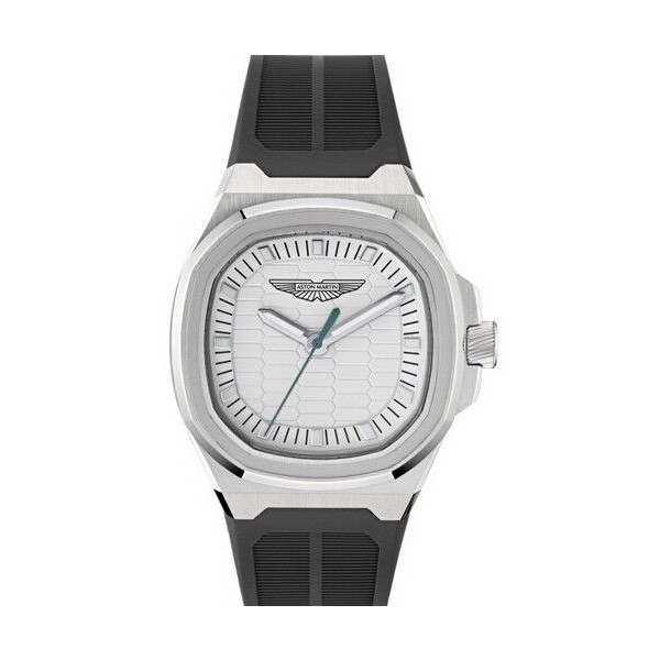 Reloj Aston Martin Plateado y Verde Analógico Hombre Ref: MTIG1F502