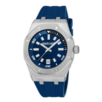 Reloj Roberto Cavalli Analógico De Cuarzo Para Hombre, Con Correa Cuero Ref: RC5G154L0025