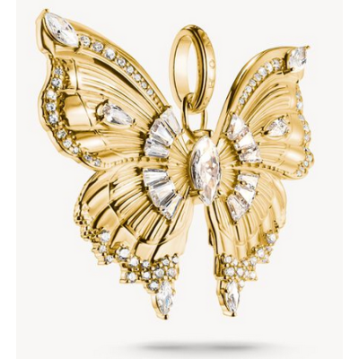 Colgante Thomas Sabo Mariposa Butterfly Paradise Con Piedras Chapadas En Oro Ref: PE984-414-14