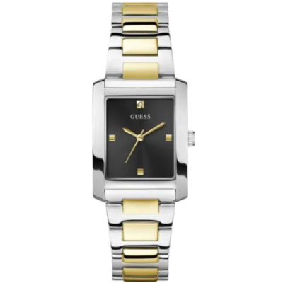 Reloj Guess Mujer Bonnie Bicolor Esfera Negra 28mm Ref: GW0876L3