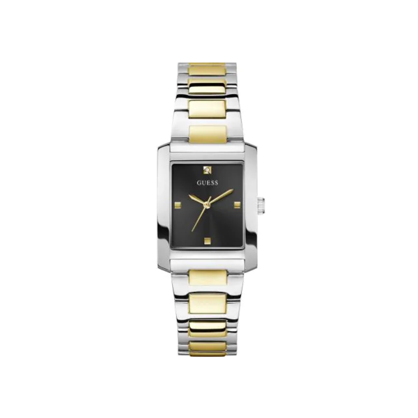 Reloj Guess Mujer Bonnie Bicolor Esfera Negra 28mm Ref: GW0876L3