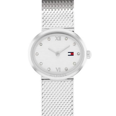 Reloj Tommy Hilfiger Mujer Moira Malla Milanesa Acero 25mm Ref: 1782846