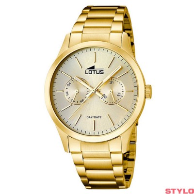 Reloj Lotus Minimalist Caballero Esfera Beige Multifunción 42mm Ref: 15955/2
