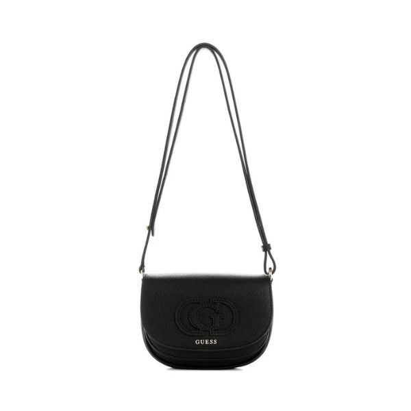 Bolso Guess Mujer Calebra Mini Convertible Crossbody Flap Black Ref: BG9536780 BLACK