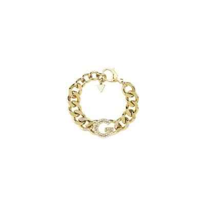 Pulsera Guess Mujer G Crystal Acero Baño Oro Con Circonitas Ref: JUBB05433JWYGS