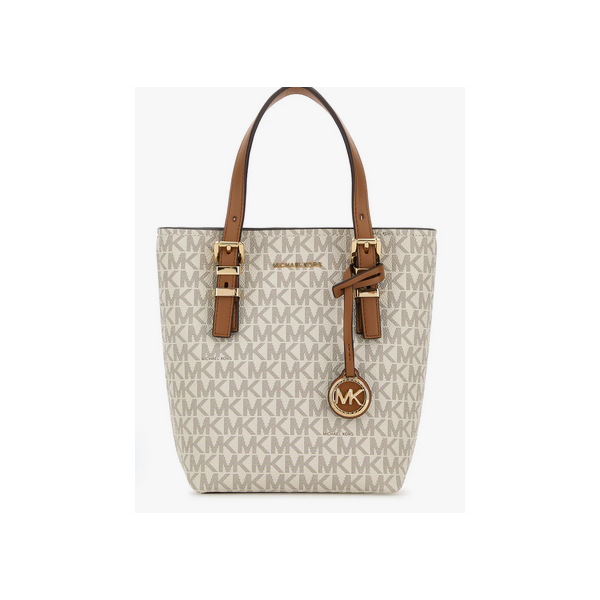 Bolso Michael Kors Mujer Quinn Extrapequeño Convertible De Piel Con Logotipo Marfil/Bellota Ref: 32T5GQNC0B VANILLA/ACORN