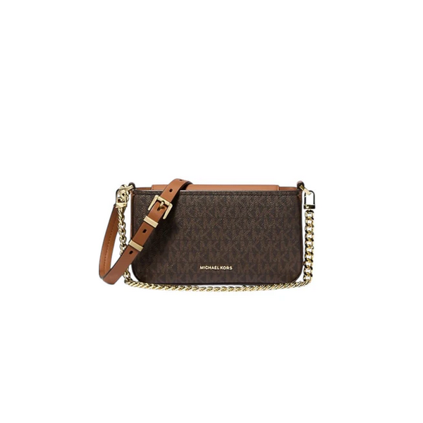 Bolso Michael Kors Bryant Pochette Transformable Pequeño Con Logotipo Ref: 32S5GYTU0B BROWN/ACORN