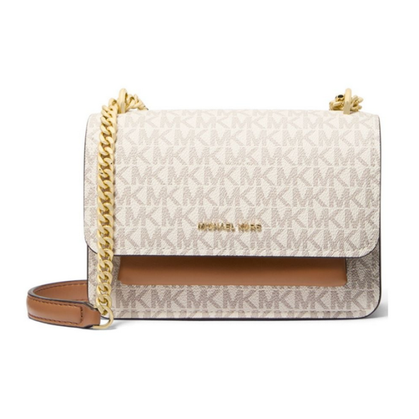 Bolso Michael Kors Claire Crossbody Bag Con Logotipo Vanilla/Acorn Ref: 32R5GC7C1B VANILLA/ACORN
