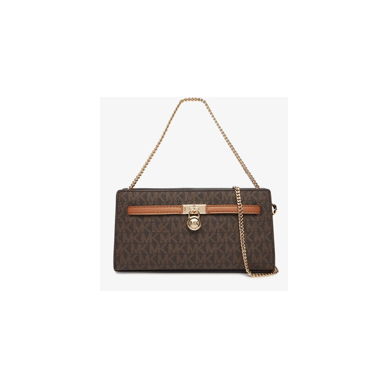 Bolso Michael Kors Mujer Hamilton Bandolera Ultrapequeña Transformable Con Logotipo Brown/Acorn Ref: 32F5GNXC0B BROWN/ACORN