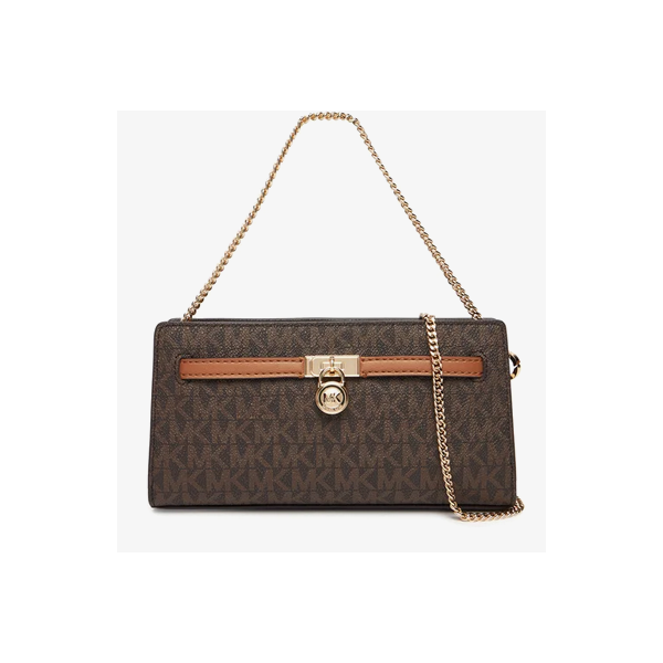 Bolso Michael Kors Mujer Hamilton Bandolera Ultrapequeña Transformable Con Logotipo Brown/Acorn Ref: 32F5GNXC0B BROWN/ACORN