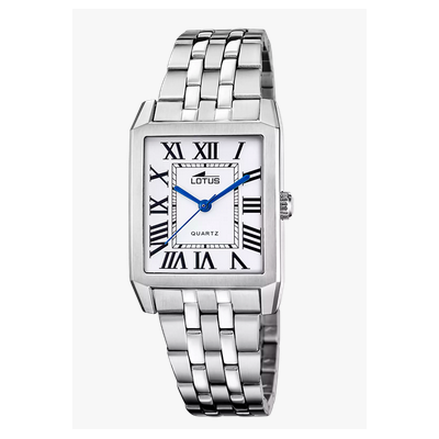 Reloj Lotus Mujer Square Series Acero Esfera Plata 27mm Ref: 18985/5