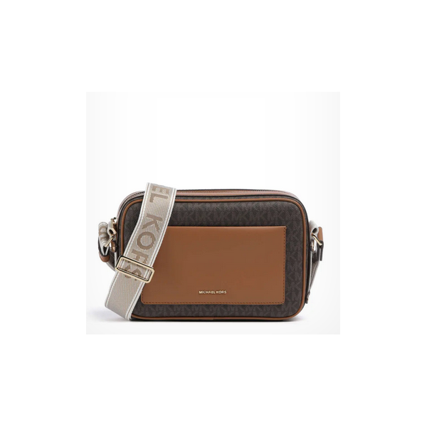 Bolso Michael Kors de mujer bandolera maeve grande de piel con logotipo marrón/bellota Ref: 32R5G5VC9B 149 BROWN/ACORN