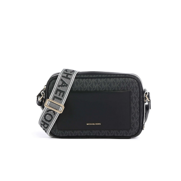 Bolso Michael Kors Bandolera Maeve Grande De Piel Con Logotipo Antracita Ref: 32R5G5VC3B BLACK