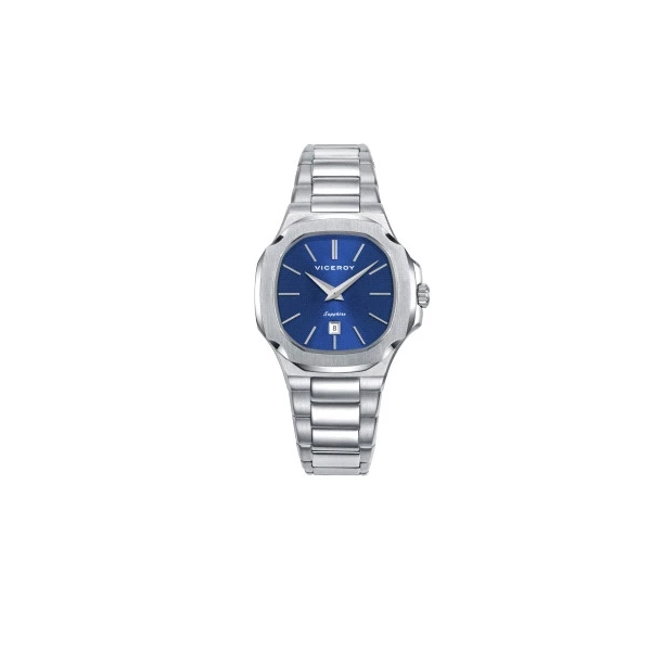 Reloj Viceroy Mujer Colección Laura Escanes Acero Esfera Azul Cristal Zafiro 32mm Ref: 45110-37