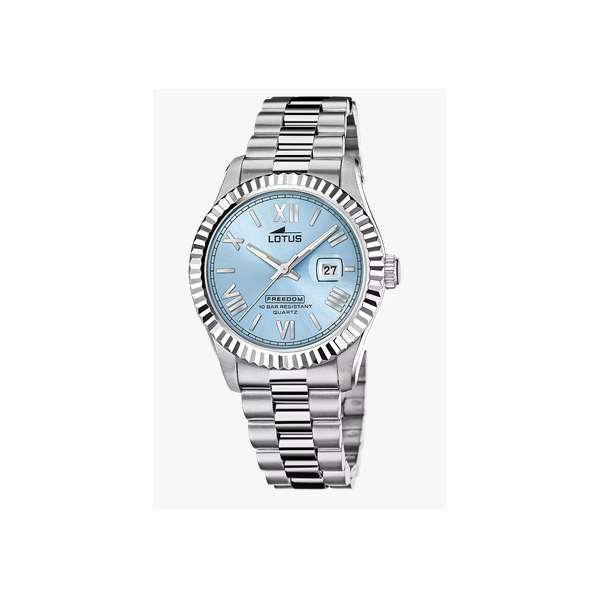 Reloj Lotus Caballero Acero Esfera Celeste 41.5mm Ref: 19002/2
