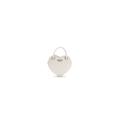 Bolso Guess Mujer Atabey Heart Bag Off White Ref: QG989477 OFF WHITE