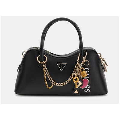 Bolso Guess Mujer Davina Satchel Charms Black Ref: BG989906 BLACK