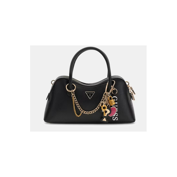 Bolso Guess Mujer Davina Satchel Charms Black Ref: BG989906 BLACK