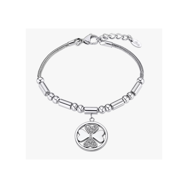 Pulsera Lotus Style Mujer Millennial Trébol Acero Inoxidable Ref: LS2467-2/1