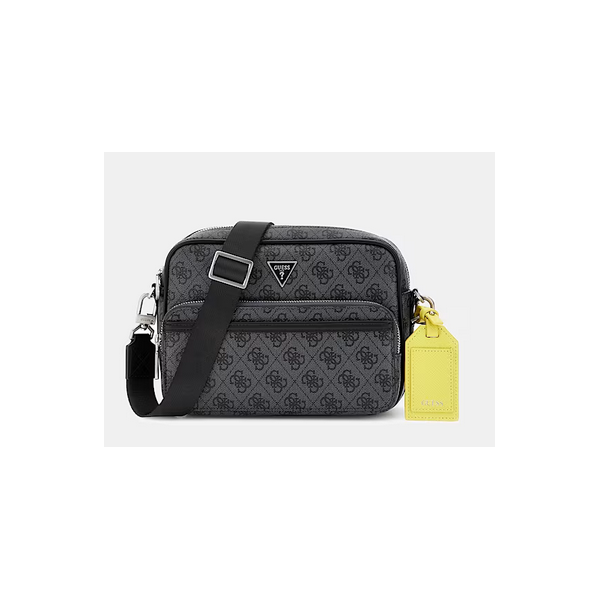 Bolso Guess Caballero Milano Crossbody Double Zip Dark Black Ref: HMMILOP542-DAB