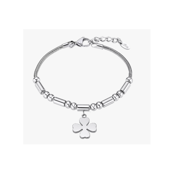 Pulsera Lotus Style Mujer Millennial Trébol Acero Inoxidable Ref: LS2463/2/1