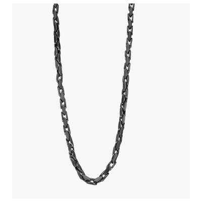 Collar Lotus Style Caballero Urban Man Acero Ip Negro Ref: LS2598/1/3
