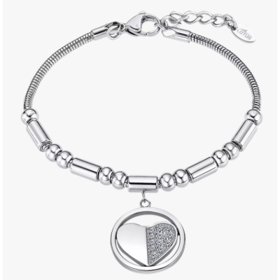 Pulsera Lotus Style Mujer Millennial Corazón Acero Inoxidable Ref: LS2466/2/1