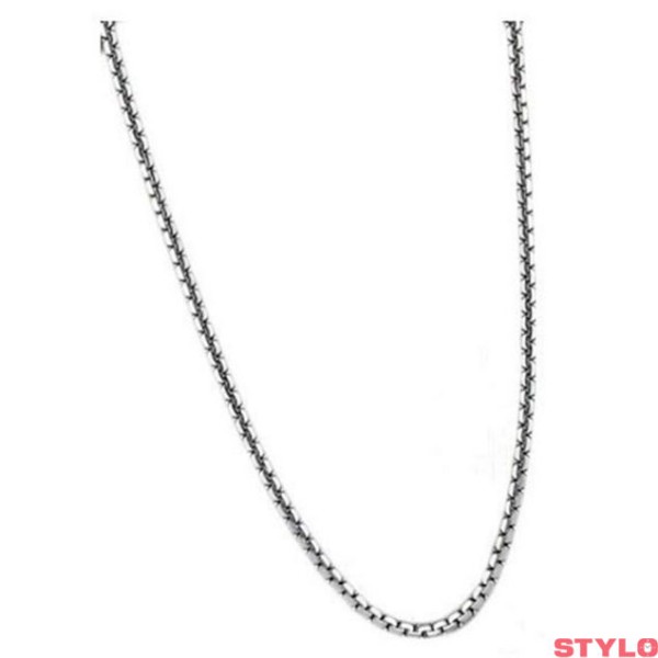 Collar Cadena Lotus Style Acero Inoxidable 316L Caballero Ref: LS1682/1/3