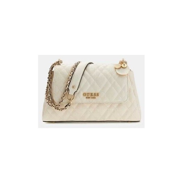 Bolso Guess Mujer Isemay Logo Convertible Crossbody Flap Off White Ref: GG9628210-OFF WHITE