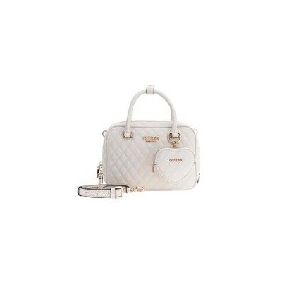 Bolso Guess Mujer Atabey Box Satchel Bag Off White Ref: QG989405 OFF WHITE
