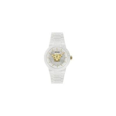 Reloj Versace V-Pop White Silicone Watch 43mm Ref: VEEFA0324