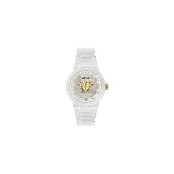 Reloj Versace V-Pop White Silicone Watch 43mm Ref: VEEFA0324
