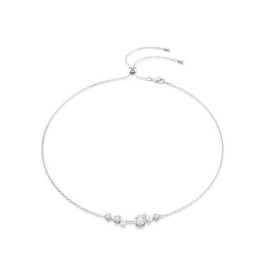 Colgante Swarovski Constella Crystal Pearl Tallas Redondas Blanco Baño De Rodio Ref: 5705626