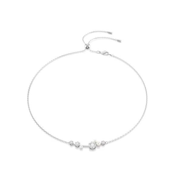 Colgante Swarovski Constella Crystal Pearl Tallas Redondas Blanco Baño De Rodio Ref: 5705626