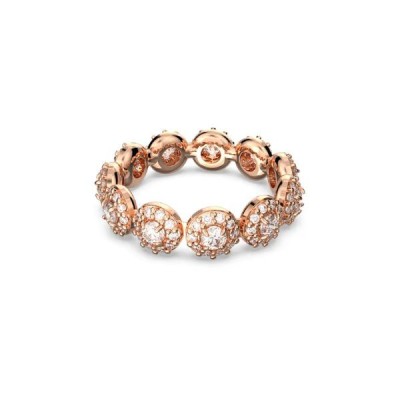 Anillo Swarovski Una Angelic Talla Redonda Baño Tono Oro Rosa Talla 58 Ref: 5642616