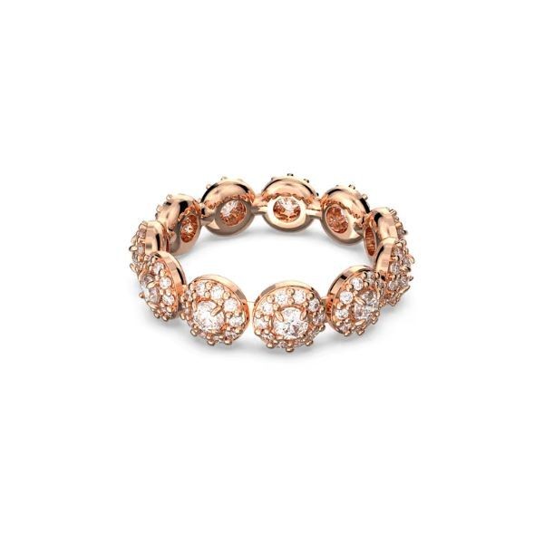 Anillo Swarovski Una Angelic Talla Redonda Baño Tono Oro Rosa Talla 58 Ref: 5642616