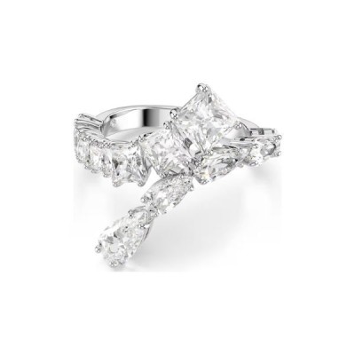 Anillo Swarovski Matrix Tallas Mixtas Blanco Baño De Rodio Talla 58 Ref: 5705763