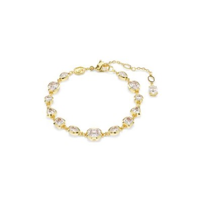 Pulsera Swarovski Imber Tallas Mixtas Blanco Baño Tono Oro Talla M Ref: 5705471