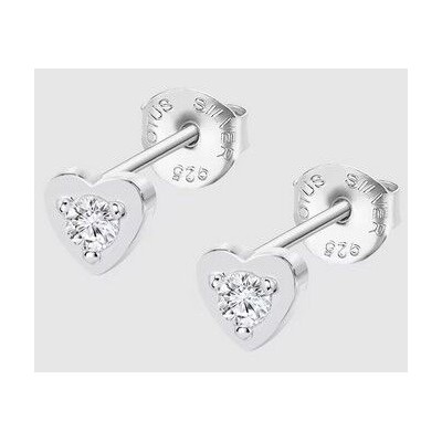 Pendiente Lotus Silver  Essentials de plata acabado brillo con circonita Ref:LP3849-4/1