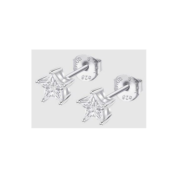 Pendiente Lotus Silver  Essentials de plata acabado brillo con circonita Ref:LP3834-4/1