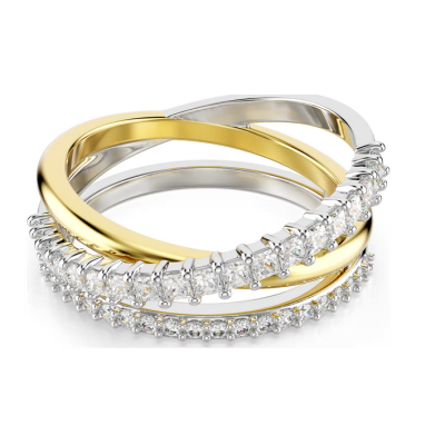 Anillo Swarovski Hyperbola Tallas Mixtas Blanco Combinación De Acabados Metálicos Talla 55 Ref: 5714163