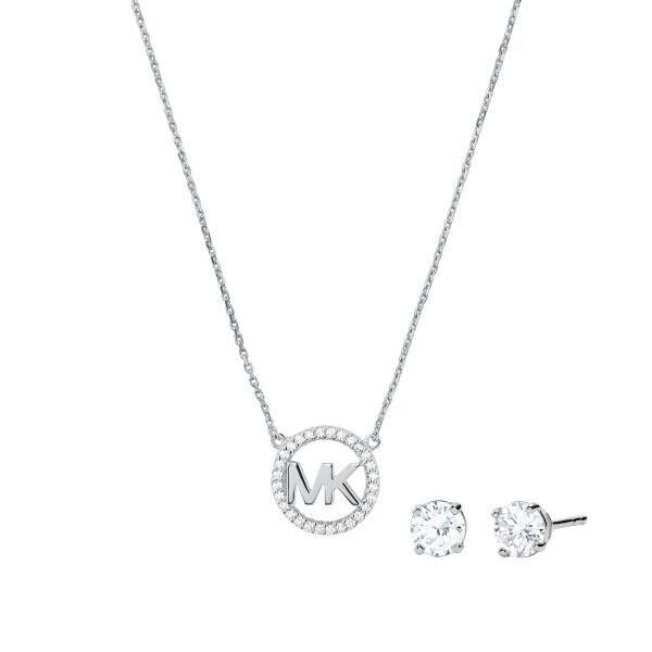 Set De Regalo Michael Kors Pendientes y Colgante Premium Plata De Ley Ref: MKC1260AN040