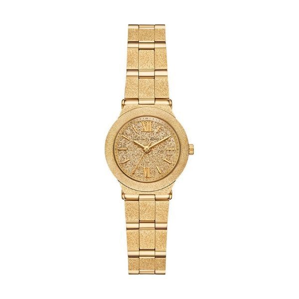 Reloj Michael Kors Mujer Billie Petite Acero En Tono Dorado Esmerilado 26mm Ref: MK7554