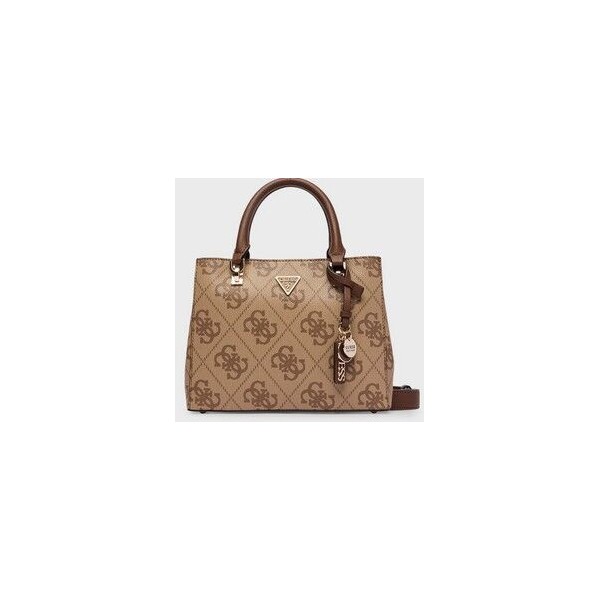 Bolso Guess Mujer Noelle Logo 4G Small Compartment Satchel Latte Logo Brown Ref: SO9672050 LATTE LOGO BROWN