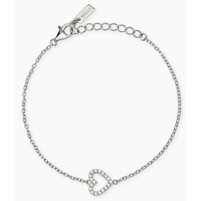 Pulsera Mabina My Diamond Corazón Con Brillantes De Laboratorio Plata De Ley Ref: 534071
