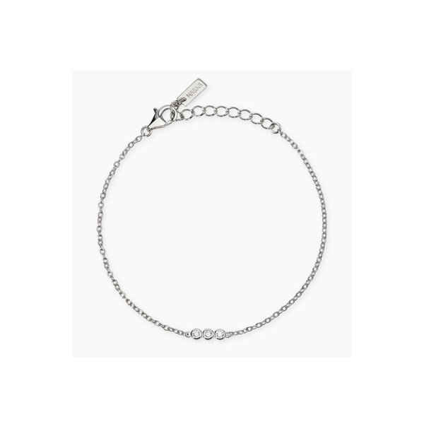 Pulsera Mabina My Diamond Trilogy Con Diamante De Laboratorio 0,08CT Plata De Ley Ref: 534073