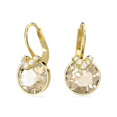 Pendientes Swarovski Bella V Talla Redonda, Baño tono oro, Swarovski Ref: 5662093