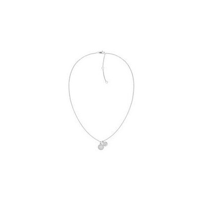 Gargantilla Tommy Hilfiger Mujer Doble Chapas Circulares Acero Con Circonitas Ref: 2780901